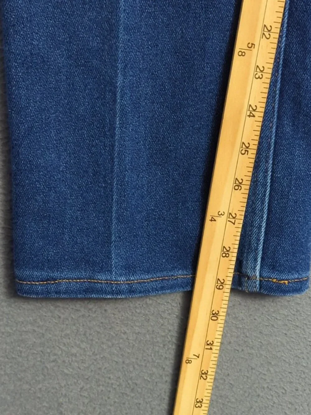Levi's VTG Jeans Men's 34x34 Fits 32x29 Blue 517 Orange Tab Boot Made In USA